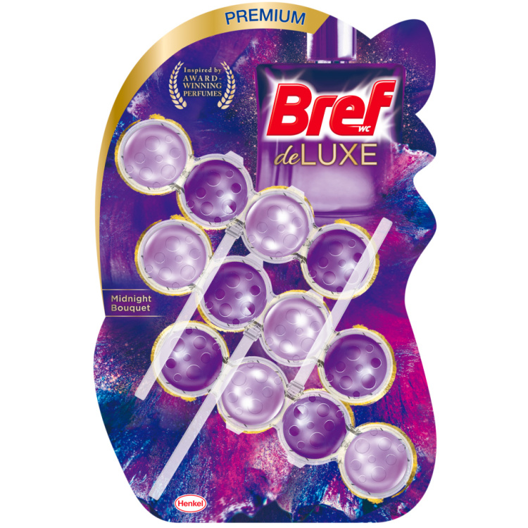 Bref WC kuličky De Luxe Bouquet 3x 50 g