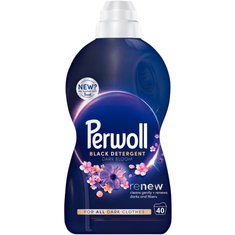 Perwoll prací gel Renew Dark Bloom, 40 dávek, 2 l