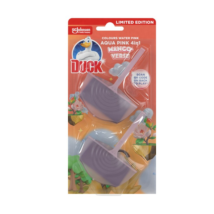 Duck WC blok 4in1 Mango, 2x 36 ml