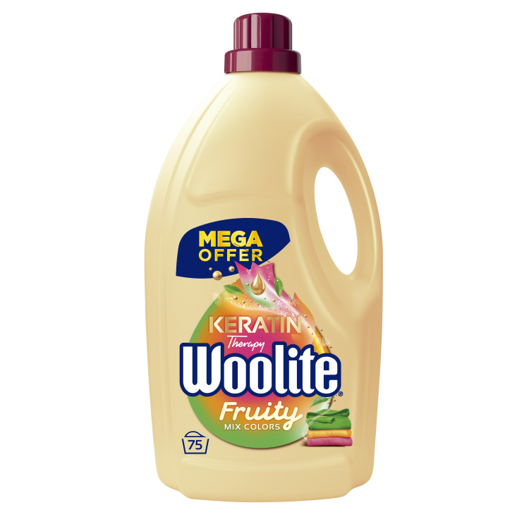 Woolite Color Fruity Keratin gel na praní 4,5 l