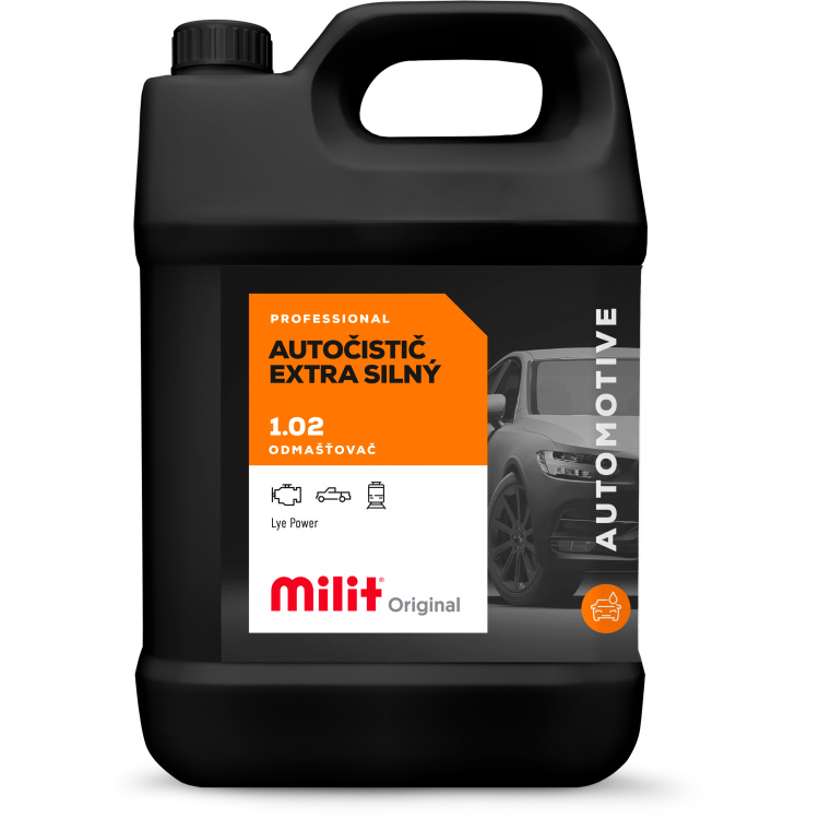 Milit autočistič extra silný, 5 l