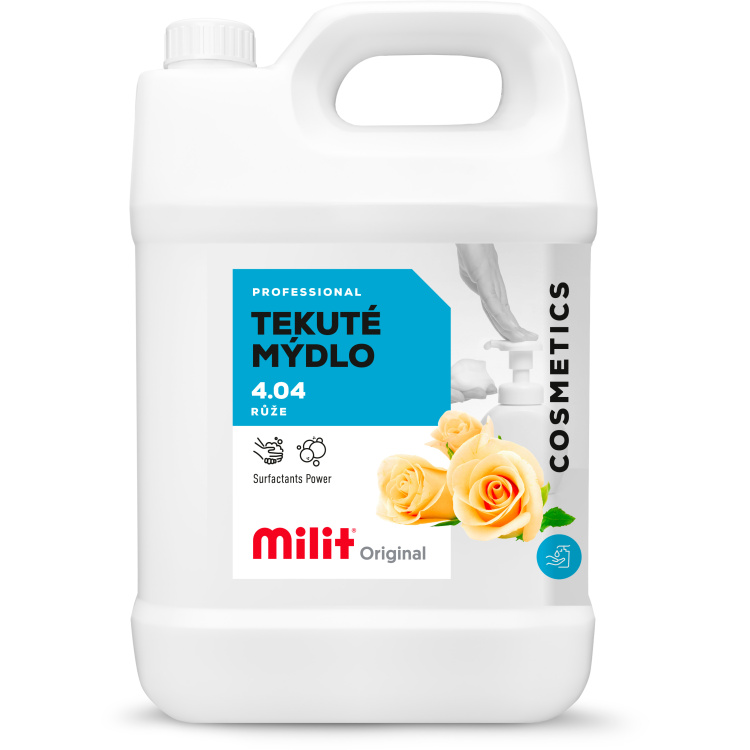 Milit tekuté mýdlo, růže, 5 l