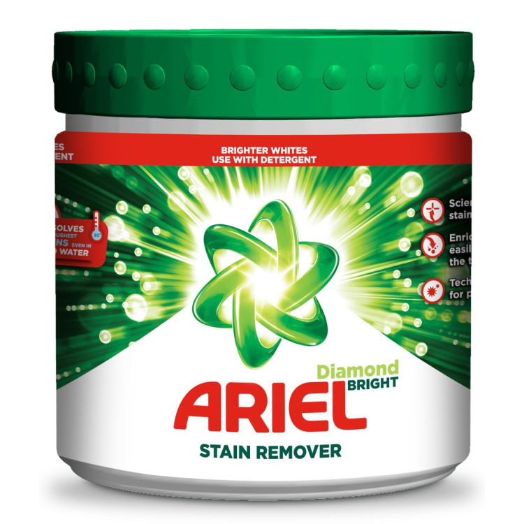 Ariel Odstraňovač skvrn na bílé prádlo prášek, 500 g