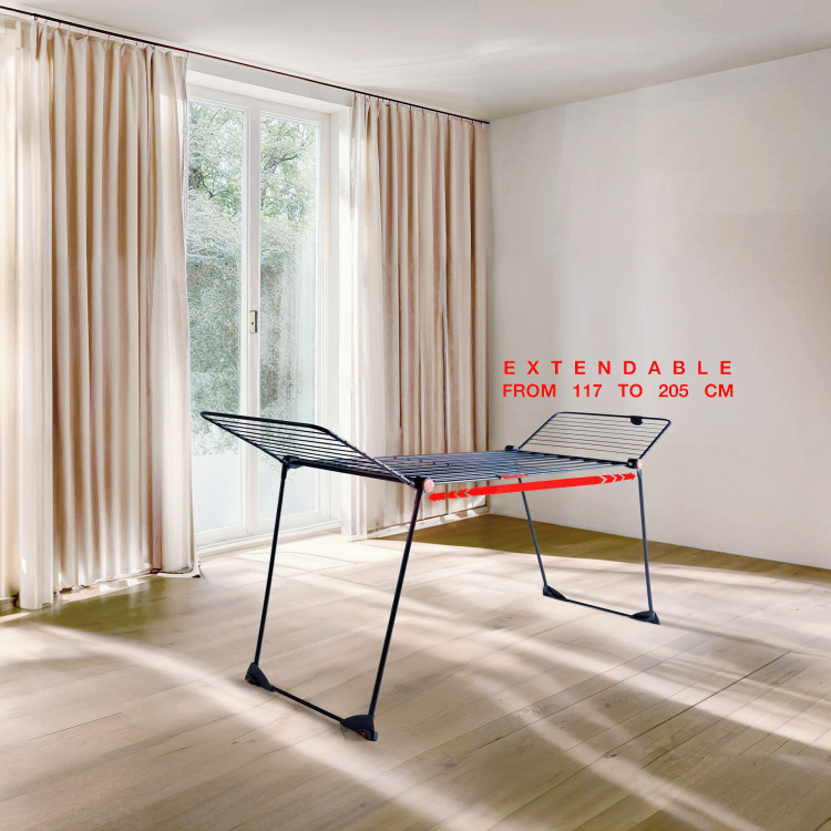 Vileda Infinity Flex sušák na prádlo, černý, 30 m
