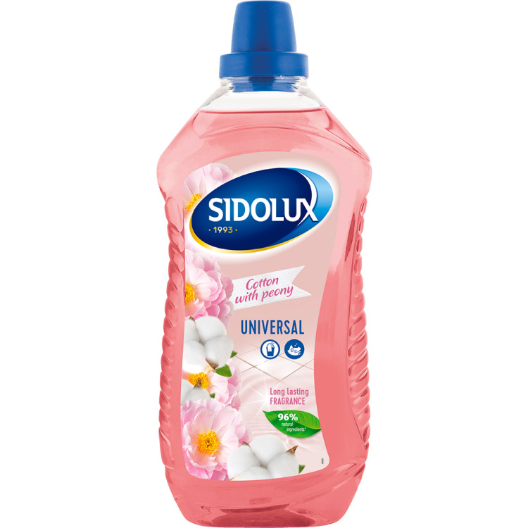 Sidolux Universal soda Power Cotton &amp; Peony, 1 l
