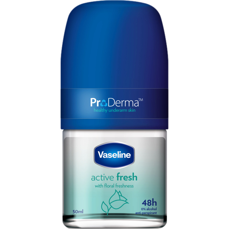 Vaseline Active Fresh antiperspirant roll-on, 50 ml