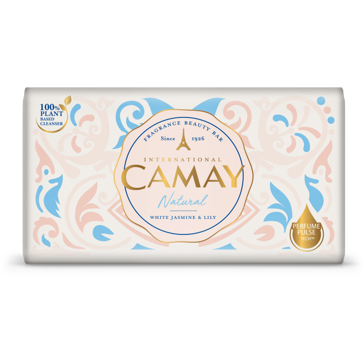 Camay tuhé toaletní mýdlo Natural 125 g