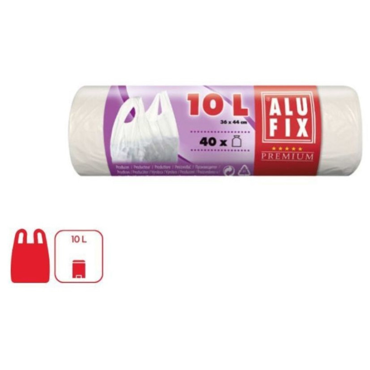 Alufix Pytle na odpadky s uchy 10 l (40 ks)
