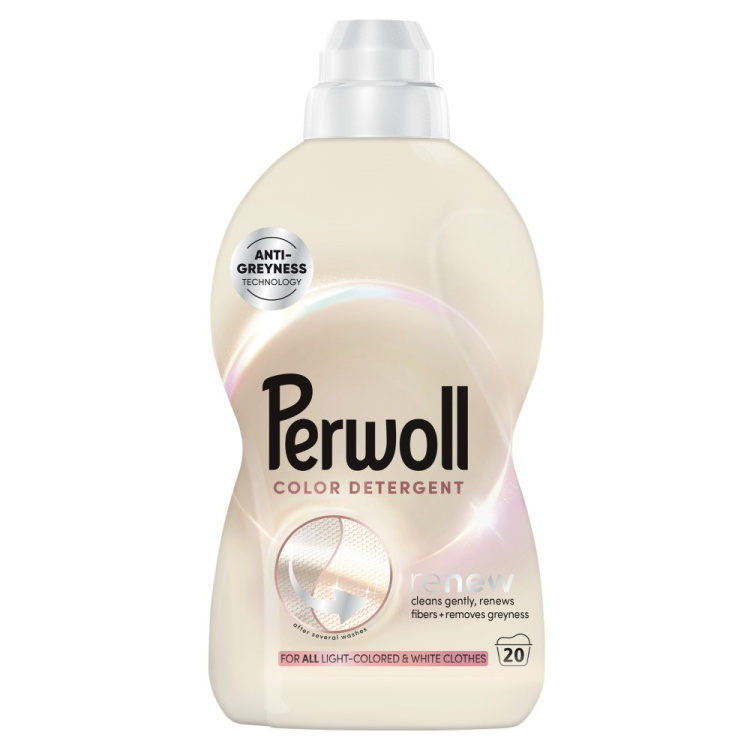 Perwoll Light Colors prací gel na světlobarevné a bílé oblečení 20 dávek, 1L