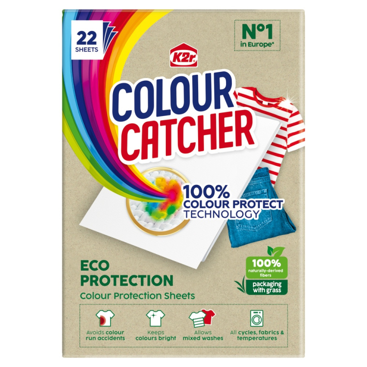 K2R ubrousky pro praní prádla Colour Catcher Eco Protection 22 ks