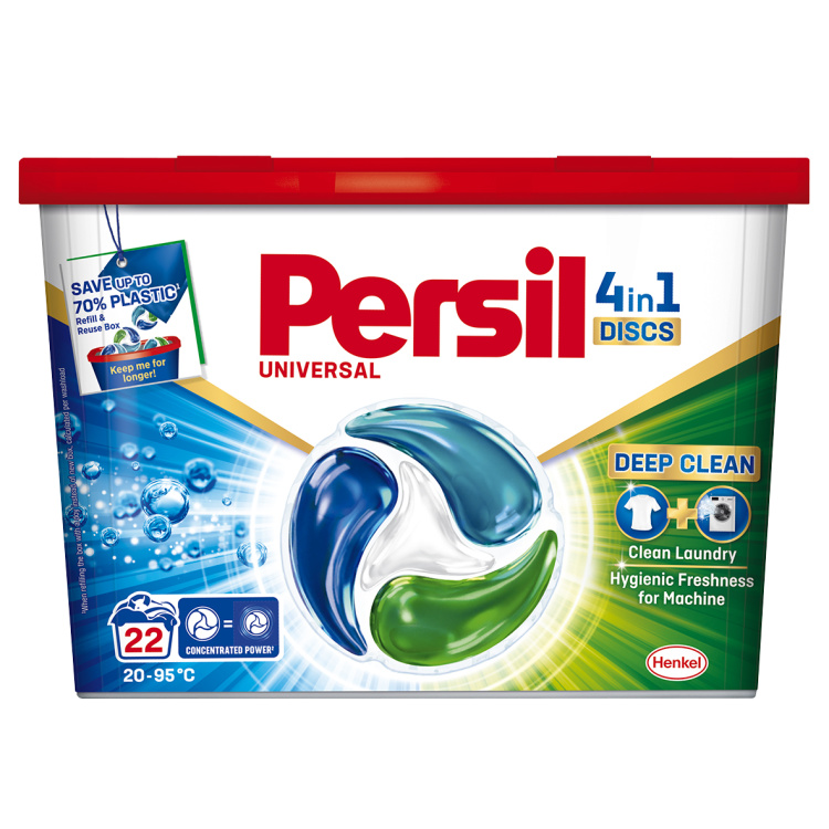 Persil prací kapsle Discs 4v1 Universal 22 dávek