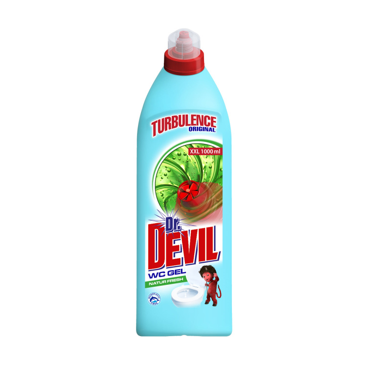 Dr. Devil WC gel Turbulence Natur Fresh 1L