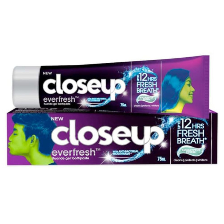 Closeup Everfresh Eucalyptus Freeze zubní pasta, 90 g