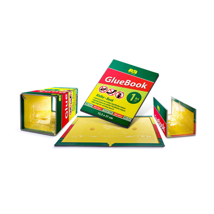 Kniha na lezoucí hmyz Gluebook, 210X155MM
