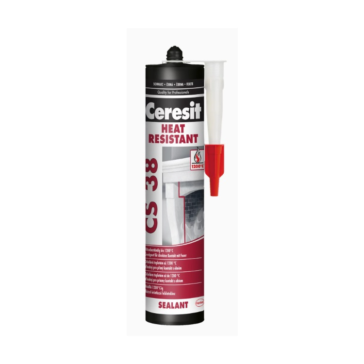 CERESIT CS 38 Heat resistant, černý, 300 ml