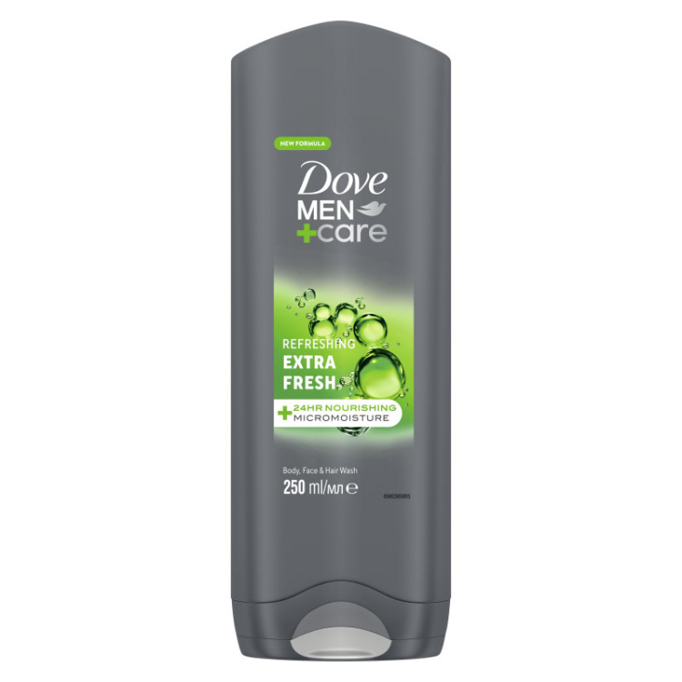 Dove Men+Care sprchový gel Extra Fresh, 250 mll