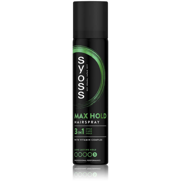 Syoss Max Hold 3v1 lak na vlasy pro fixaci vlasů 75ml