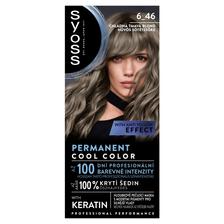 Syoss Barva na vlasy chladná tmavá blond 6_46, 50ml