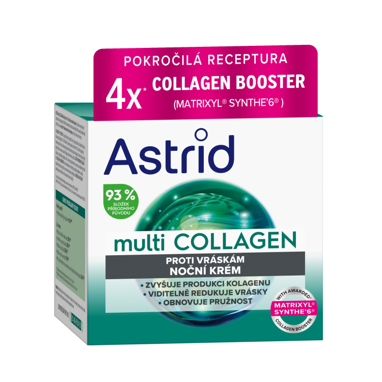 Astrid  MultiCollagen Noční krém proti vráskám 50 ml