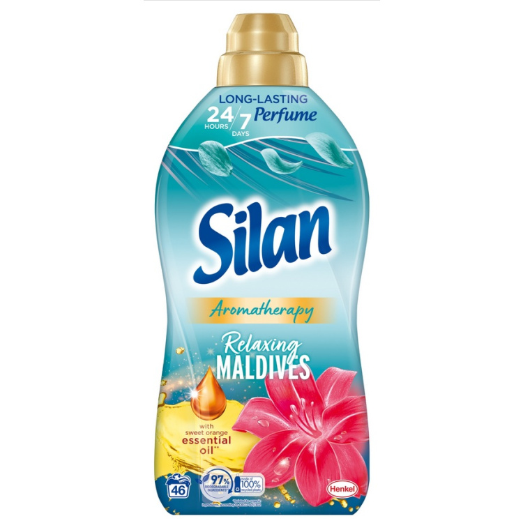 Silan aviváž Aromatherapy Relaxing Maledives 45 praní, 1012 ml