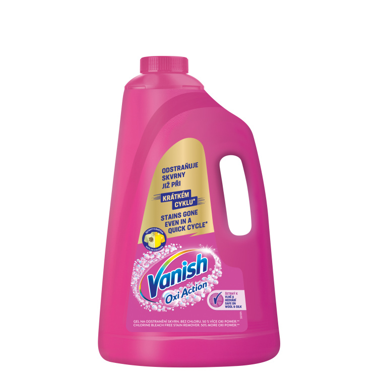 Vanish Oxi Action gel růžový 4 l