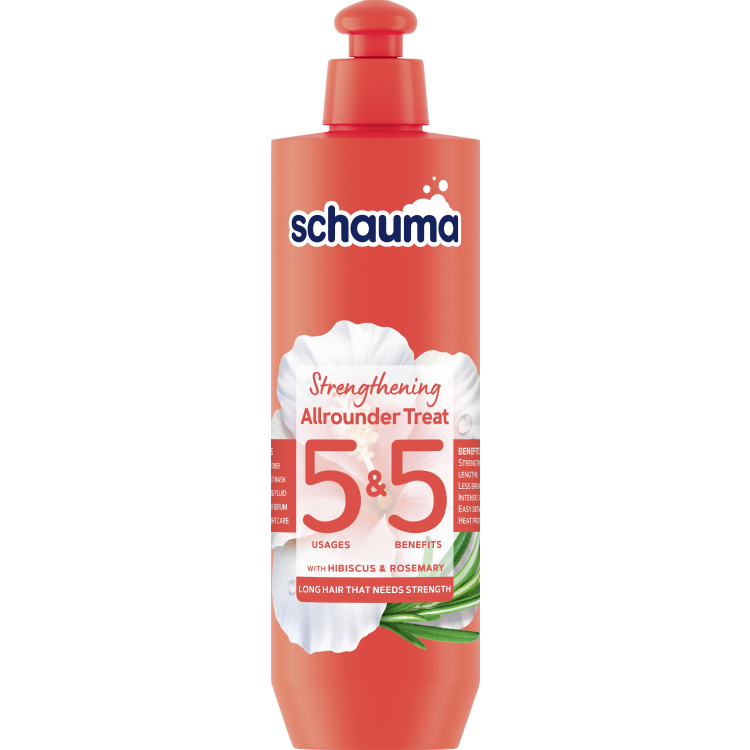 Schauma Stronger 5x5 vlasová kúra pro dlouhé vlasy s ibiškem a rozmarýnem 300 ml
