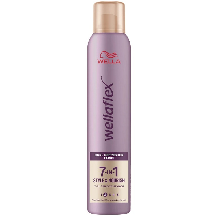 Wellaflex Style &amp; Nourish 7v1 pěnové tužidlo, fixace 2, 200 ml