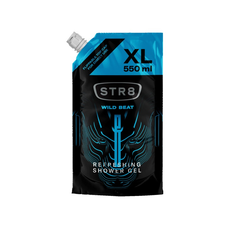STR8 Wild Beat Doypack sprchový gel pro muže 550 ml