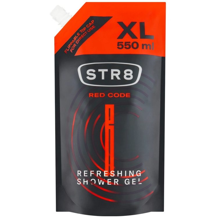 STR8 Red Code Doypack sprchový gel pro muže 550 ml