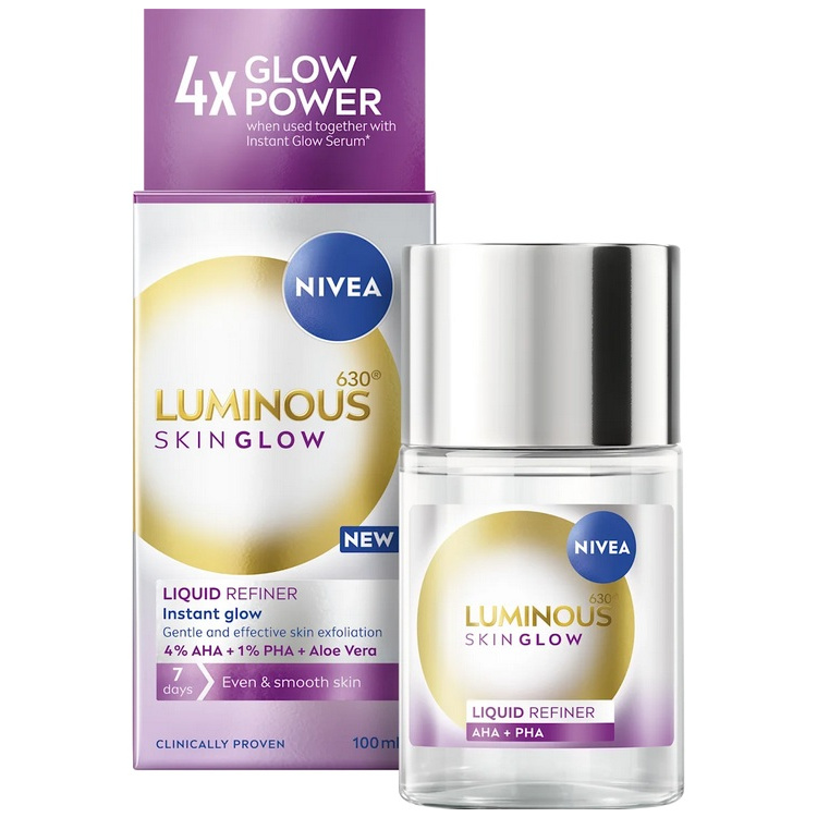 Nivea pleťové sérum Luminous Skin Glow Liquid Refiner 100 ml