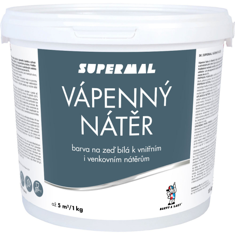 Supermal vápenný nátěr 15 kg