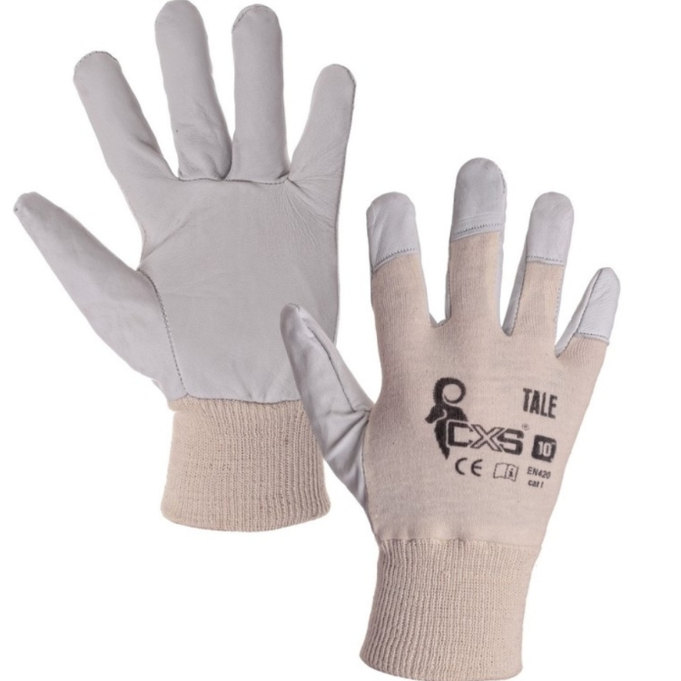 Tale pracovní rukavice, kombinované s úpletem, velikost 10, 1 pár