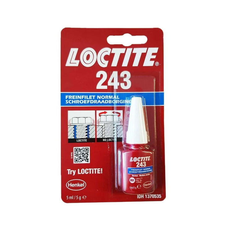 LOCTITE 243, Modrá, blistrová karta, 5ml