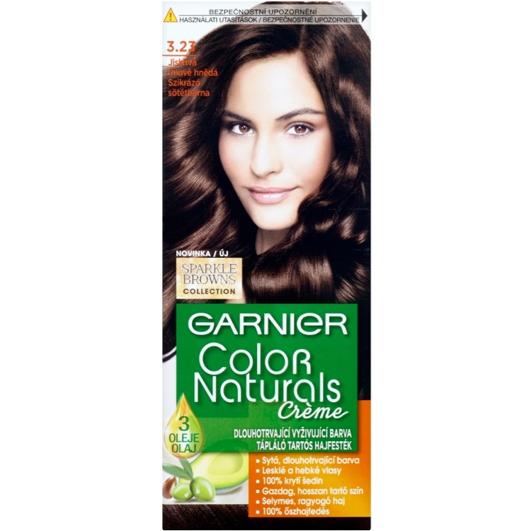 Garnier Color Naturals Jiskřivá tmavě hnědá 3.23