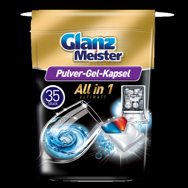 Glanz Meister tablety do myčky Allin1 Ultimate, 35 ks