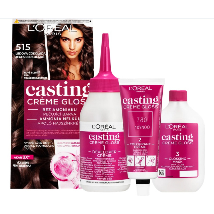 L'Oreál Casting Creme Gloss barva na vlasy 515 Ledová čokoláda