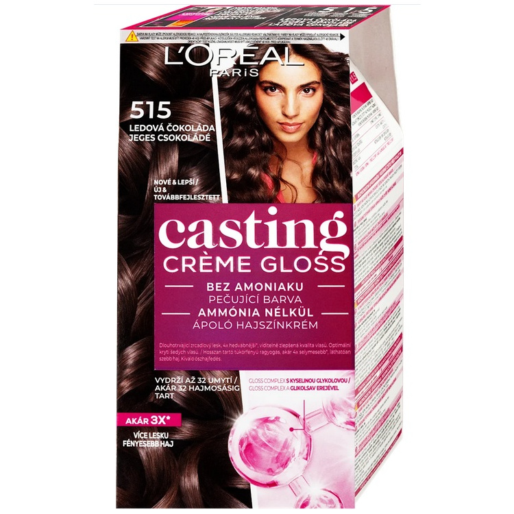 L'Oreál Casting Creme Gloss barva na vlasy 515 Ledová čokoláda