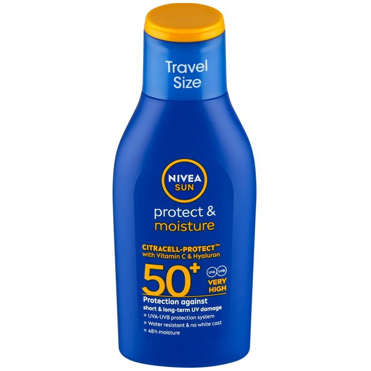 Nivea Sun Protect &amp; Moisture hydratační tělové mléko OF50 100 ml
