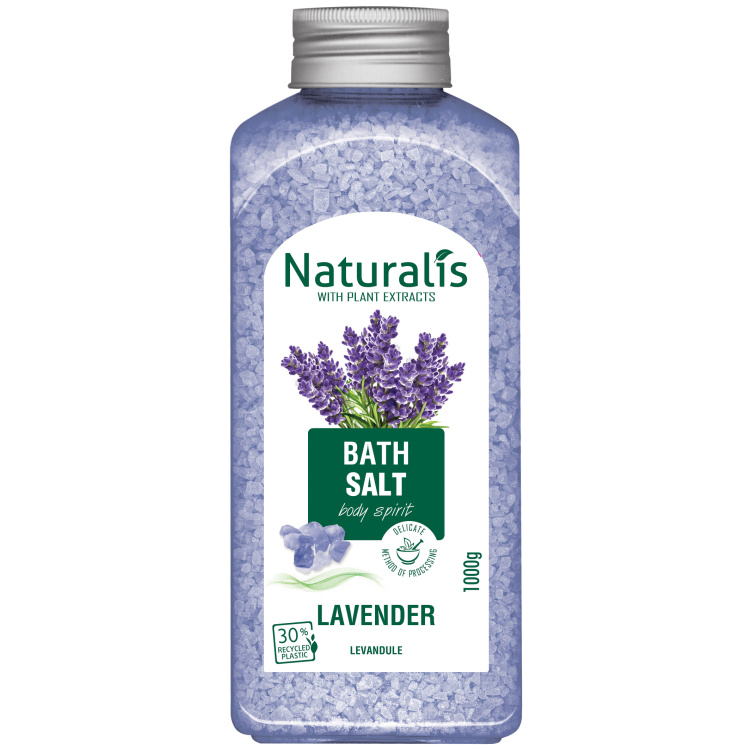 Naturalis Levandule sůl do koupele 1 kg
