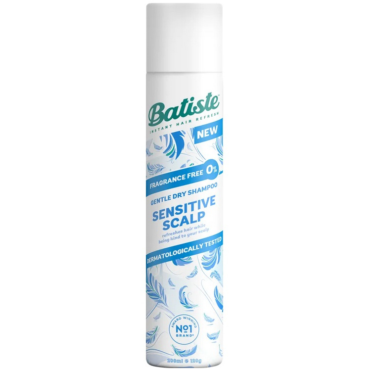 Batiste Sensitive Scalp suchý šampon na vlasy pro citlivou pokožku hlavy 200 ml