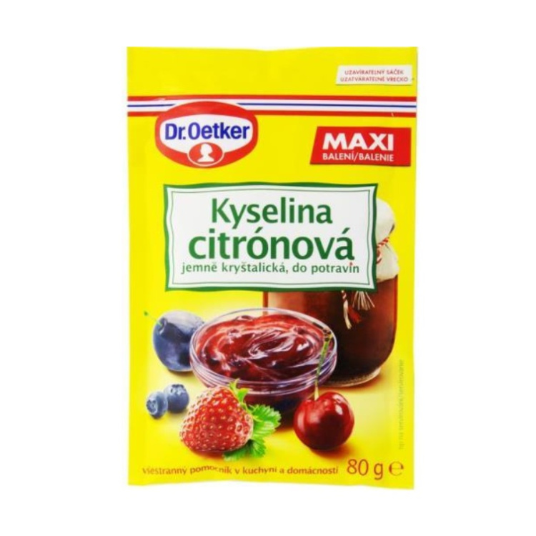 Dr.Oetker Kyselina citronová 80 g