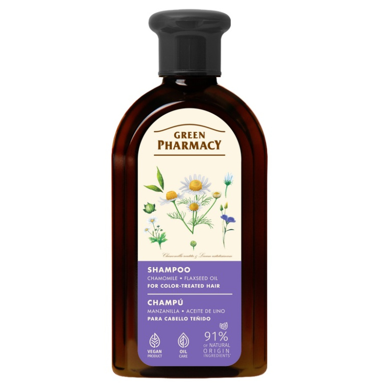 Green Pharmacy šampon pro barvené vlasy s heřmánkem 350 ml