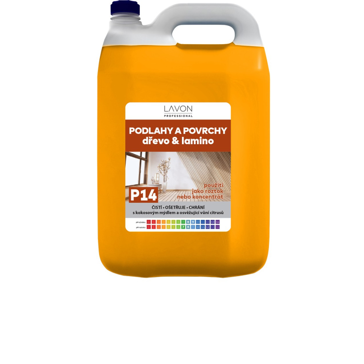 Lavon čistič na podlahy a povrchy Dřevo &amp; Lamino 5 l