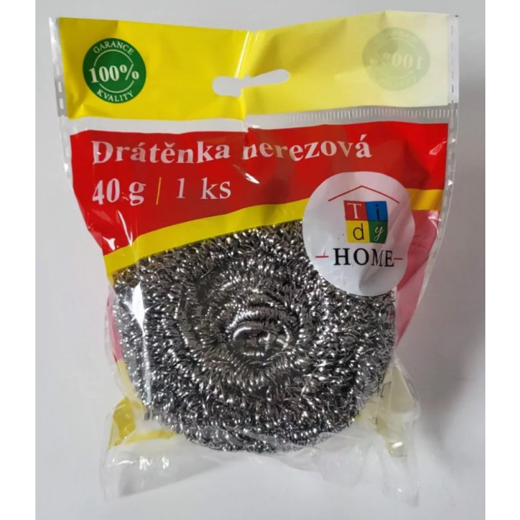 Tidy Home kovová drátěnka nerezová, 40 g, 1 ks