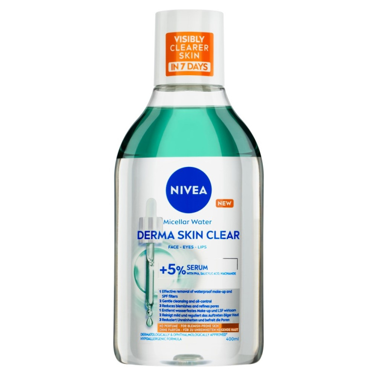 Nivea Derma Skin Clear Micelární voda 400ml