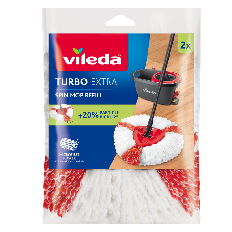 Vileda Turbo Microfibre 2v1 náhrada na mop 2 ks