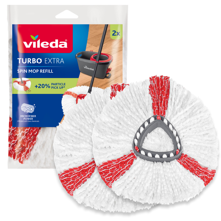 Vileda Turbo Microfibre 2v1 náhrada na mop 2 ks