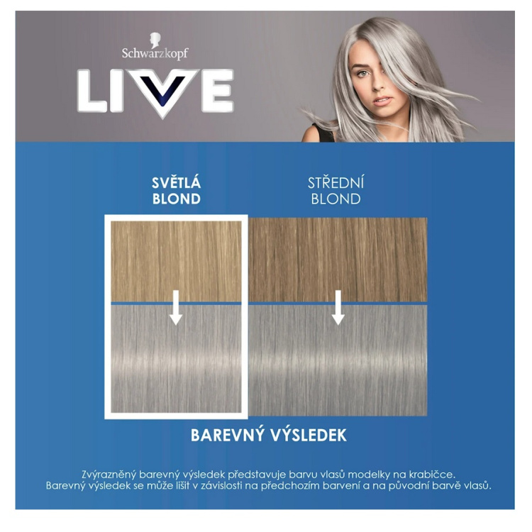 Schwarzkopf Live Urban Metallics barva na vlasy U71 Metallic Silver