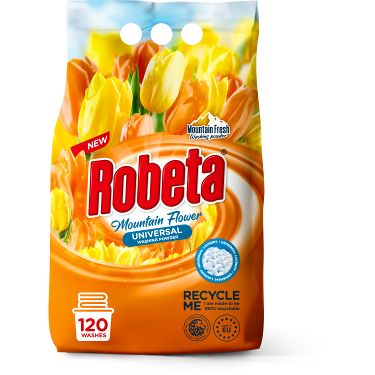 Robeta univerzál prací prášek 9 kg, 120 dávek