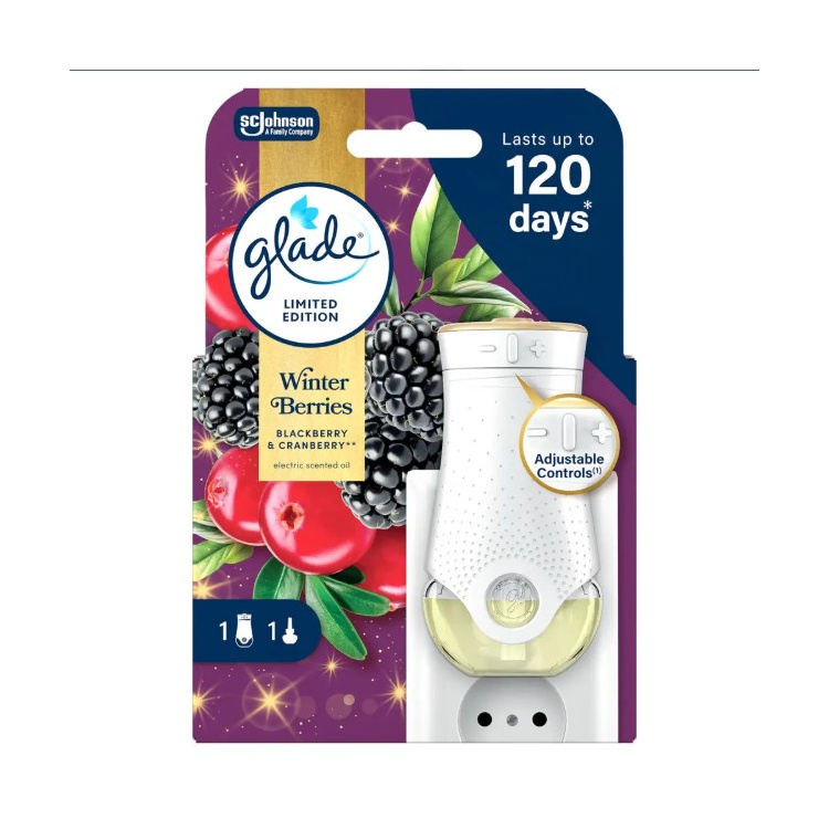 Glade Electric strojek + náplň 20 ml Winter Berries